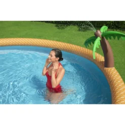 Bestway Fast Set™ Pool-Set Mit Filterpumpe "Paradise Palms", Rund, 457x84cm, 57416 23 Bestway Fast Set™ Pool-Set Mit Filterpumpe "Paradise Palms", Rund, 457x84cm, 57416 -Grünwelt Exporteren Garten-Winkel 4a9fc51356e1d14a98834020ed178432