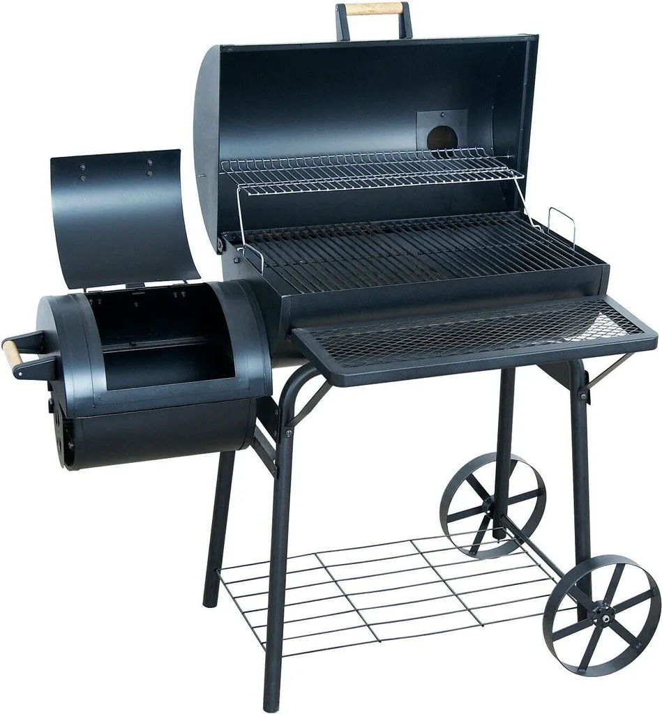 El Fuego Smoker Grill / Holzkohlegrill Dakota Grillfläche 66x41cm 8 El Fuego Smoker Grill / Holzkohlegrill Dakota Grillfläche 66x41cm – Bild 8
