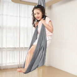 Kinderschaukel-Hängematte, Indoor-Therapieschaukel, Hüpfende Kuschel-Hängematte Für Kinder Mit ADHS, Asperger-Syndrom, Sensorische Integrationstherapie Und Autismusbehandlung -Grünwelt Exporteren Garten-Winkel 4b9ec2cb64d3bc3f3cd10f74d6f5db42