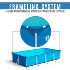 Bestway Steel Pro Framepool 400 X 211 Cm Mit Reinigungset (bundle) - Stahlrahmen Schwimmbecken Mit 7-teilige Pflegeset - Blau -Grünwelt Exporteren Garten-Winkel 4c0275d9f00ccf054583b87389163c33
