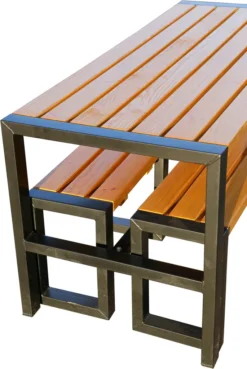 Natura Festzeltgarnitur MODERN 160 X 70 (Tisch + 2 Bänke) -Grünwelt Exporteren Garten-Winkel 4c70810995825c41f53219727c666ec7