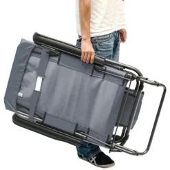 Campingstuhl Liegestuhl Freizeitliege Sonnenliege Strandliege Campingliege Klappliege Liege Incl. Auflage 178cm Grau -Grünwelt Exporteren Garten-Winkel 4ca45d0add47e06edd5a7180f077551c