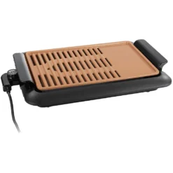 GOURMETmaxx Tischgrill Rauchfrei Beef Grill BBQ Tisch Elektro Balkon Garten Rauchfrei 220 °C Schwarz -Grünwelt Exporteren Garten-Winkel 4cb2292243aec7a03438051cb4d24af1