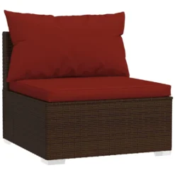 VidaXL 10-tlg. Garten-Lounge-Set Mit Kissen Poly Rattan Braun -Grünwelt Exporteren Garten-Winkel 4d3848c749a1007b615ae82052c86064