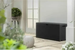 Keter Emily Aufbewahrungsbox 280 L Graphit Box Gartenbox Kunststoff -Grünwelt Exporteren Garten-Winkel 4d971ac382934395b2924719ea5ca5bb
