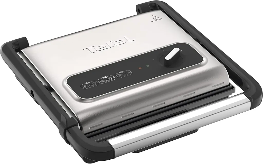 Tefal Kontaktgrill Inicio GC242D, Schwarz, Edelstahl, Rechteckig, Drehregler, 288 X 258 Mm, Scharnier, Fertig 11 Tefal Kontaktgrill Inicio GC242D, Schwarz, Edelstahl, Rechteckig, Drehregler, 288 X 258 Mm, Scharnier, Fertig – Bild 11