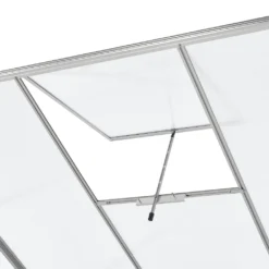 Juskys Aluminium Anlehn-Gewächshaus 2,4 M² – Treibhaus Mit Schiebetür, Fenster Zum Lüften & Stahl-Fundament – Stabiles Pflanzenhaus Für Garten 31 Juskys Aluminium Anlehn-Gewächshaus 2,4 M² – Treibhaus Mit Schiebetür, Fenster Zum Lüften & Stahl-Fundament – Stabiles Pflanzenhaus Für Garten -Grünwelt Exporteren Garten-Winkel 4e30f31caeac9f22a12a553fb0a005f4