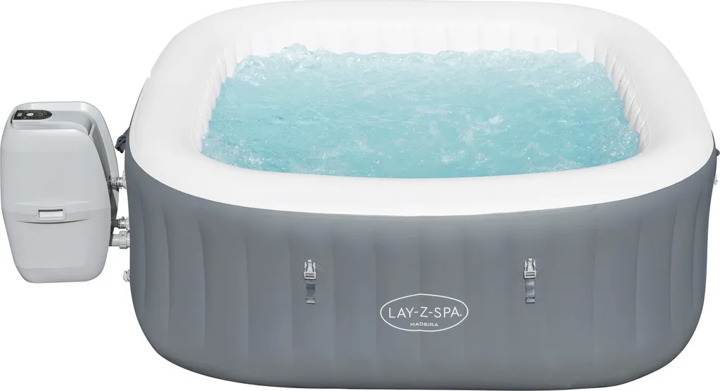 Bestway® LAY-Z-SPA® WLAN-Whirlpool Madeira AirJet™ 180 X 180 X 66 Cm, Eckig 11 Bestway® LAY-Z-SPA® WLAN-Whirlpool Madeira AirJet™ 180 X 180 X 66 Cm, Eckig – Bild 11