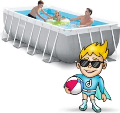 Intex Frame Pool Set Prism Quadra 400 X 200 X 100 Cm 33 Intex Frame Pool Set Prism Quadra 400 X 200 X 100 Cm -Grünwelt Exporteren Garten-Winkel 4e8dc22e91c55819969ec728749a9c60