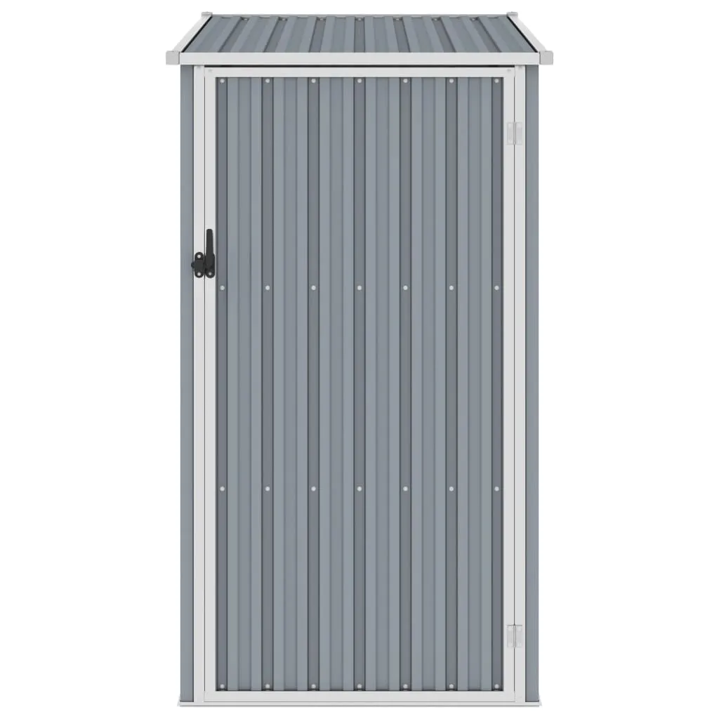 VidaXL Gerätehaus Grau 87x98x159 Cm Verzinkter Stahl 3 VidaXL Gerätehaus Grau 87x98x159 Cm Verzinkter Stahl – Bild 3