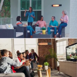 Starlyf® Radiant Heater – Wetterfeste Halogen-Infrarot-Heizung Mit Direktwärme-Technologie, Inkl. Fernbedienung, 2000 Watt – Aus Der TV Werbung -Grünwelt Exporteren Garten-Winkel 4ee47c577825cca5a2122d5c0aee50ef