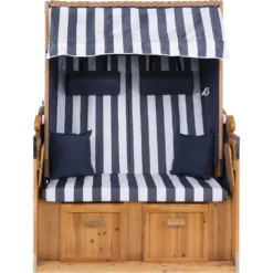 Strandkorb Ostsee XXL Volllieger 2 Sitzer - 120 Cm Breit - Blau Weiß Dick Gestreift Inklusive Schutzhülle, Ideal Für Garten Und Terrasse 10 Strandkorb Ostsee XXL Volllieger 2 Sitzer - 120 Cm Breit - Blau Weiß Dick Gestreift Inklusive Schutzhülle, Ideal Für Garten Und Terrasse -Grünwelt Exporteren Garten-Winkel 4eea30be4d1f14ebcca0b124824bfb13