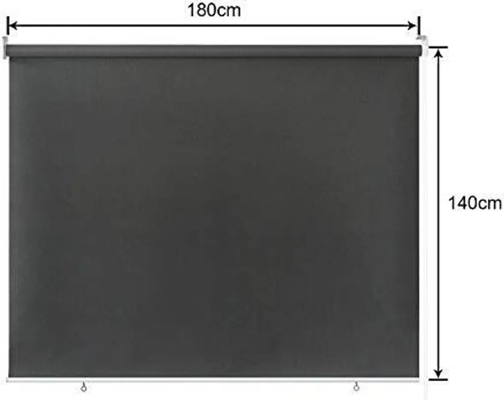 Wolketon Senkrechtmarkise Vertikalmarkise Sonnenschutz Windschutz Seitenrollo Sichtschutz Anthrazit 180 X 140 Cm¡ 2 Wolketon Senkrechtmarkise Vertikalmarkise Sonnenschutz Windschutz Seitenrollo Sichtschutz Anthrazit 180 X 140 Cm¡ – Bild 2