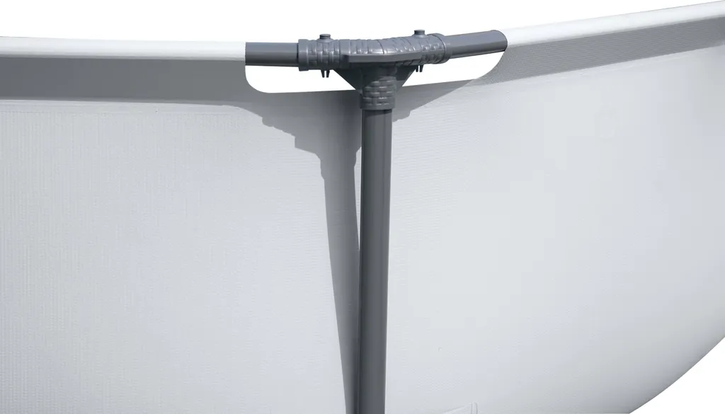 Bestway® Steel Pro MAX™ Frame Pool Ohne Pumpe Ø 305 X 76 Cm, Lichtgrau, Rund 6 Bestway® Steel Pro MAX™ Frame Pool Ohne Pumpe Ø 305 X 76 Cm, Lichtgrau, Rund – Bild 6