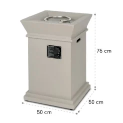 Prati Gas-Feuerstelle 13 KW Elektrisches Zündsystem Lavasteine Inkl. Regenschutz -Grünwelt Exporteren Garten-Winkel 505dd735778f75f426379fe1a8413224