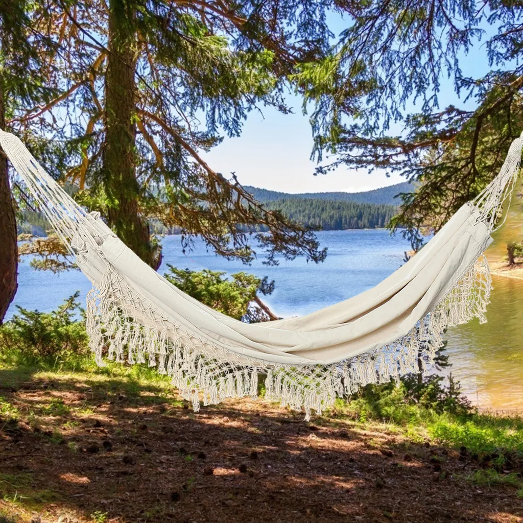 SNAILHOME Makramee Hängematte Hängestuhl Hängesitz Hängeschaukel Sessel 200KG 150*200cm 5 SNAILHOME Makramee Hängematte Hängestuhl Hängesitz Hängeschaukel Sessel 200KG 150*200cm – Bild 5