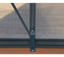 Palram - Canopia Aluminium Gewächshaus Glory 88 | Grau | 244x244x268 Cm -Grünwelt Exporteren Garten-Winkel 519461136f4f5625b709aff32fc5cc06