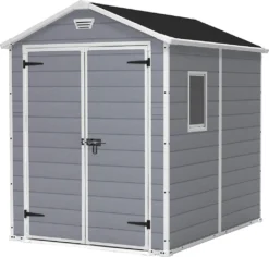KETER Manor 6x8 Záhradný Domček, Grafit, Plastový Záhradný Domček -Grünwelt Exporteren Garten-Winkel 521a9c10b1d73f885a04388a7e853cd2