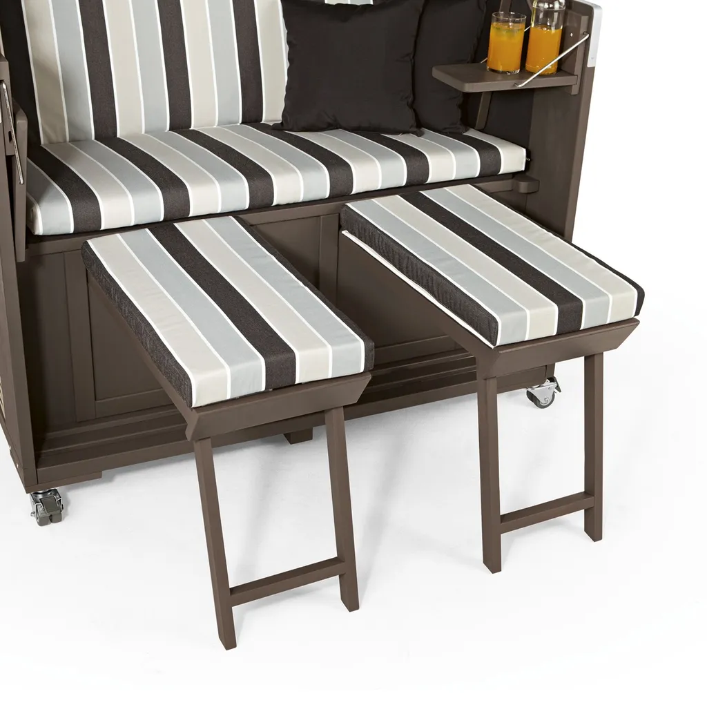 Hoberg 2-Sitzer-Strandkorb Mit Bullaugen - 120 X 80 X 160 Cm Strandkorb 2 Sitzer Holz Gartenliege Robust Hochwertig Ostsee Bullauge Vollieger 12 Hoberg 2-Sitzer-Strandkorb Mit Bullaugen - 120 X 80 X 160 Cm Strandkorb 2 Sitzer Holz Gartenliege Robust Hochwertig Ostsee Bullauge Vollieger – Bild 12