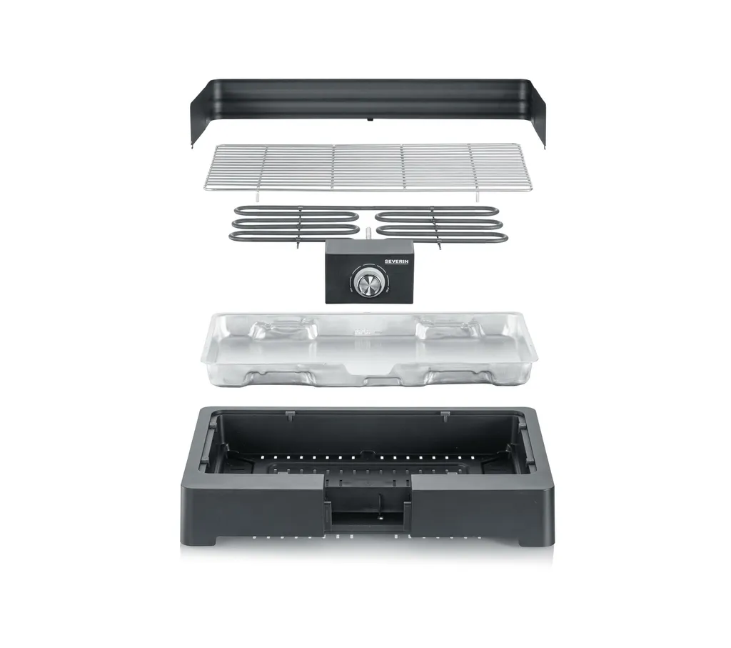 SEVERIN Tischgrill PG 8560 2.200 Watt Schwarz 3 SEVERIN Tischgrill PG 8560 2.200 Watt Schwarz – Bild 3