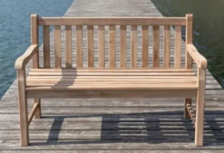 Garden Pleasure Teak Garten Bank Solo 3-Sitzer Sitzbank Essbank Möbel Holzbank -Grünwelt Exporteren Garten-Winkel 53093c043cdb980b520020a66e9861eb