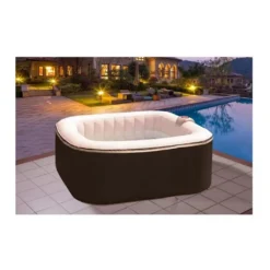 SUN SPA Laminierter Quadratischer Aufblasbarer Whirlpool - 4 Personen - 1, 55 X H 0, 65 M