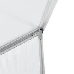 Juskys Aluminium Anlehn-Gewächshaus 2,4 M² – Treibhaus Mit Schiebetür, Fenster Zum Lüften & Stahl-Fundament – Stabiles Pflanzenhaus Für Garten 36 Juskys Aluminium Anlehn-Gewächshaus 2,4 M² – Treibhaus Mit Schiebetür, Fenster Zum Lüften & Stahl-Fundament – Stabiles Pflanzenhaus Für Garten -Grünwelt Exporteren Garten-Winkel 53a0249037620205cd6bc50ce600b6e3