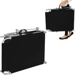 Tectake Gartenliege 4-stufig - Schwarz -Grünwelt Exporteren Garten-Winkel 53a6b93b37f175f6636683f4e40cb6c2