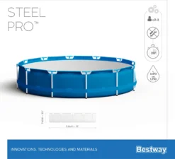 Bestway Swimmingpool Steel Pro Rahmen 366 X 76 Cm -Grünwelt Exporteren Garten-Winkel 547a3321ecb3be5c1c977b8d644a5f1a