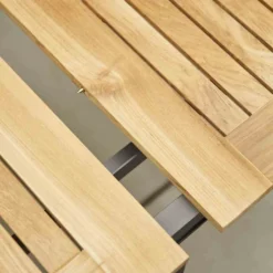 Zurigo Auszietisch 180/240x90cm Teakholz / Anthrazit -Grünwelt Exporteren Garten-Winkel 54f66027d231ab48ef2881abc3dbe0c2