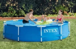INTEX Frame Pool - Set Rondo Ø 366 X 76 Cm, Farbe: Blau; 128212NP -Grünwelt Exporteren Garten-Winkel 5520779ddbb8d1885fadac4f3f2b696b