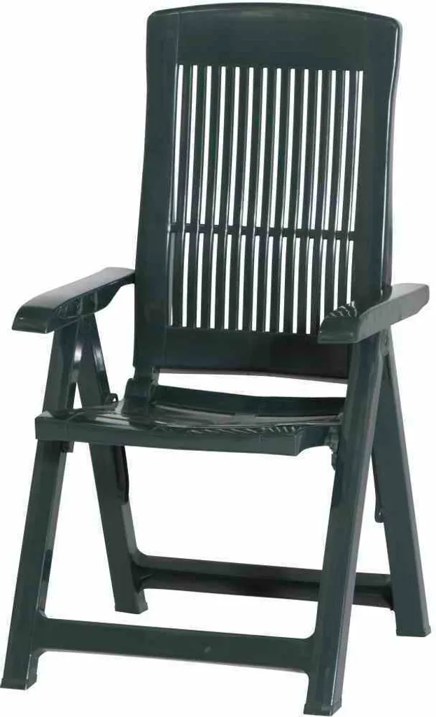 PROGARDEN Tampa SET 2x Klappsessel Grün Kunststoff M73529 2 PROGARDEN Tampa SET 2x Klappsessel Grün Kunststoff M73529 – Bild 2