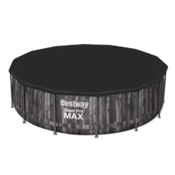 Bestway® Steel Pro MAX™ Auftstellpool-Komplett-Set Mit Filterpumpe Ø 427 X 107 Cm, Holz-Optik (Mooreiche), Rund -Grünwelt Exporteren Garten-Winkel 55fb6aeb37ea8c0f6526b8a0513d296f