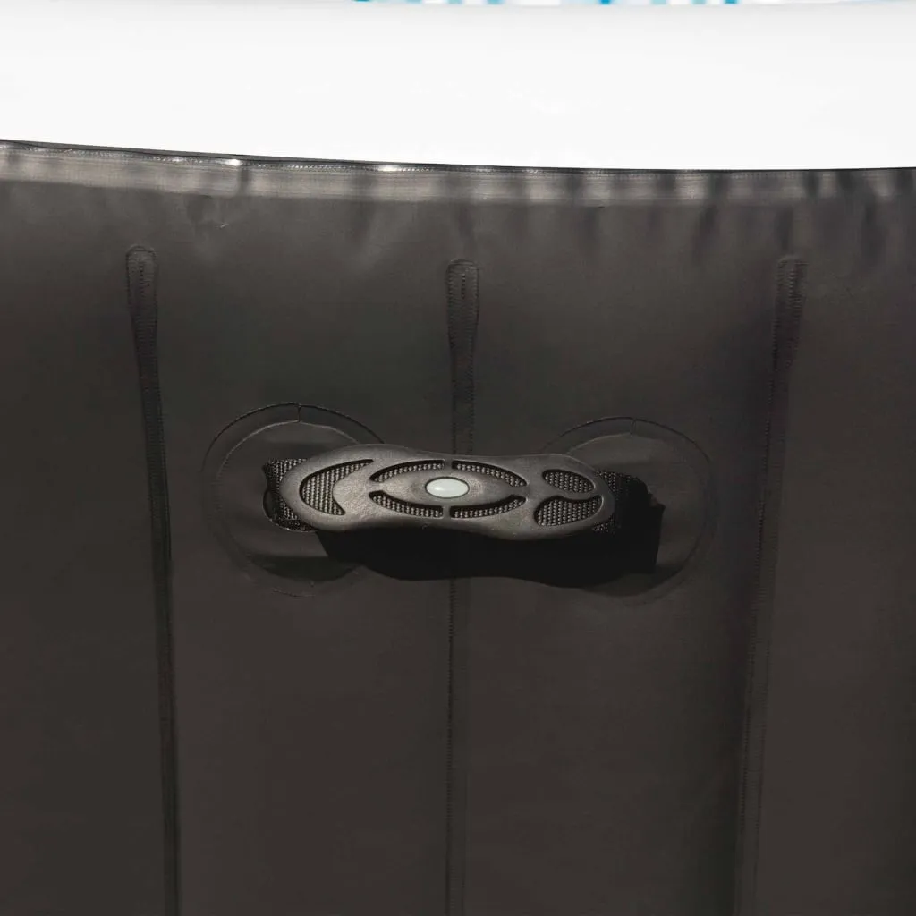 Bestway Whirlpool Lay-Z-Spa Miami | 4 Personen | 81 Massageluftdüsen | Automatisch Aufblasbar | 180x66 Cm | Schwarz/türkis | Abdeckung | Indoor Outdoor 12 Bestway Whirlpool Lay-Z-Spa Miami | 4 Personen | 81 Massageluftdüsen | Automatisch Aufblasbar | 180x66 Cm | Schwarz/türkis | Abdeckung | Indoor Outdoor – Bild 12
