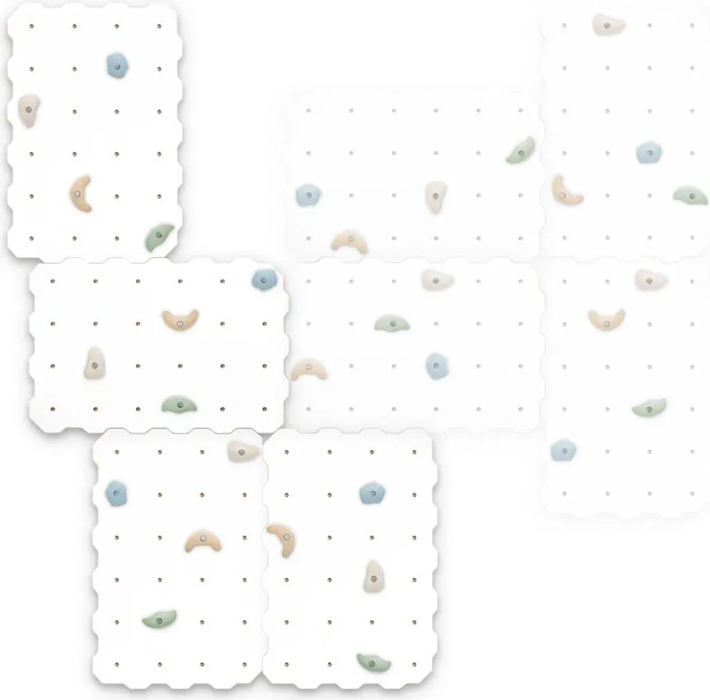 MAMOI® Kletterwand Für Kinderzimmer, Klettergerüst Und Spielgeräte Indoor, Klettern Mit Klettergriffe Für Kinder, Klettersteine, Kletterturm Mit Griffe, Turngeräte 100% ECO 5 MAMOI® Kletterwand Für Kinderzimmer, Klettergerüst Und Spielgeräte Indoor, Klettern Mit Klettergriffe Für Kinder, Klettersteine, Kletterturm Mit Griffe, Turngeräte 100% ECO – Bild 5