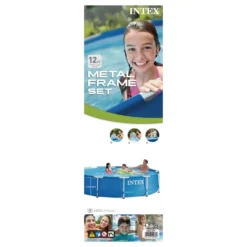 Intex Metal Frame-Pool 366 X 76 Cm -Grünwelt Exporteren Garten-Winkel 567b24e4209d9a60777c10c3caa1fbaa