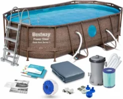 Bestway 56714 Oval Aufstellpool Mit Bullauge Swim Vista 427x250x100 CmGestalten: Oval, Maße: 4 - 4,99 M, Filterpumpe: 58383 -Grünwelt Exporteren Garten-Winkel 56b1aac3de26e7ca50b70f98f910ba3b