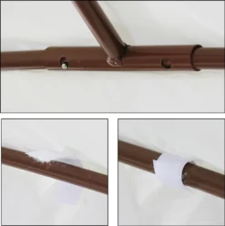 Clanmacy Hängematten Mit Gestell Holz+Dach Hänggematte Hänggemattengestell Hammock Bis 200kg Outdoor 2 Personen -Grünwelt Exporteren Garten-Winkel 576950938b8c7c7468c73697c0a79ed2