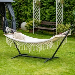 NABBI Hängematte Bura 200x100 Cm - Cremig -Grünwelt Exporteren Garten-Winkel 5787badf7be40c34701e40930d0b2cc9