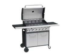 Tepro Edelstahl Gasgrill "Rosedale" 6 + 1-Brenner Mit Seitenkocher -Grünwelt Exporteren Garten-Winkel 58880a403c3a2bc3a0b8045fb770f31e