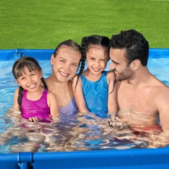 Bestway Frame Pool Deluxe Splash-Steel Pro 300 X 200 X 66 Cm, Mit Ablassventil, 3300 L -Grünwelt Exporteren Garten-Winkel 58e72b95883785262af92b31854eb04c