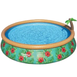 Bestway Fast Set™ Pool-Set Mit Filterpumpe "Paradise Palms", Rund, 457x84cm, 57416 39 Bestway Fast Set™ Pool-Set Mit Filterpumpe "Paradise Palms", Rund, 457x84cm, 57416 -Grünwelt Exporteren Garten-Winkel 59718dd8bccbd20170521dee0bad44e0