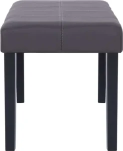 VidaXL Sitzbank 106 Cm Grau Kunstleder 10 VidaXL Sitzbank 106 Cm Grau Kunstleder -Grünwelt Exporteren Garten-Winkel 597bb380ec143463efd0360677287847