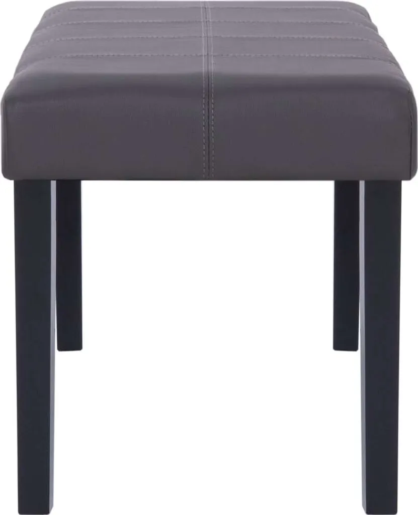 VidaXL Sitzbank 106 Cm Grau Kunstleder 4 VidaXL Sitzbank 106 Cm Grau Kunstleder – Bild 4