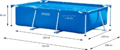 Intex Family Rahmenpool 28271NP Blau 260 X 160 X 65 Cm -Grünwelt Exporteren Garten-Winkel 598a977c8e4bed7a47d3c02d560a1747