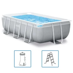 INTEX Swimmingpool-Set Prism Frame Rechteckig 300 X 175 X 80 Cm -Grünwelt Exporteren Garten-Winkel 599ffd25fa658c1113a28447301d42df