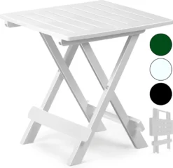Klapptisch Beistelltisch Klappbar 50x45x43 Cm Balkontisch Campingtisch Gartentisch Kunststoff, Farbe:2x Schwarz -Grünwelt Exporteren Garten-Winkel 5a6afb5d9c93194c8e8010ff20520cf6