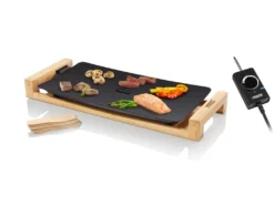 Princess 103026 Table Chef Pure Black, Arbeitsfläche, Aluminium, Bambus, Schwarz, Aluminium, Bambus, 500 X 250 Mm, 6 Person(en) -Grünwelt Exporteren Garten-Winkel 5aa354efc18cbbbe8f80bc79f75ca633