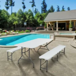 AREBOS Bierzeltgarnitur Set Klapptisch 180cm + 2 X Klappbänke 23 AREBOS Bierzeltgarnitur Set Klapptisch 180cm + 2 X Klappbänke -Grünwelt Exporteren Garten-Winkel 5ac2338a83bf96f7740074dc1f9a2a2f