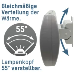HyCell Wandheizstrahler Heizstrahler Zur Wandmontage Mit 2 Heizstufen (600W Oder 1200W) 12 HyCell Wandheizstrahler Heizstrahler Zur Wandmontage Mit 2 Heizstufen (600W Oder 1200W) -Grünwelt Exporteren Garten-Winkel 5b4afe9e3345eb2c406385c23641febe